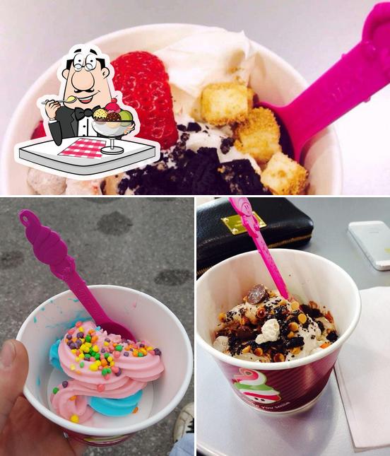 Menchie's offre une éventail de desserts