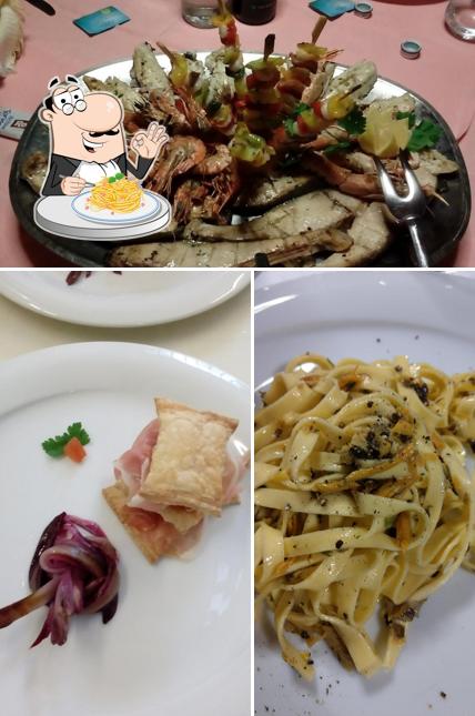 Spaghetti alla carbonara al Alle Rive Snc