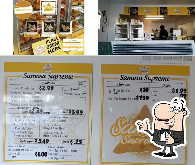 Это снимок ресторана "Samosa Supreme"