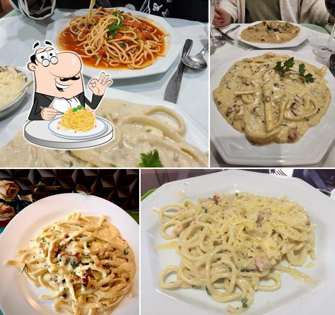 Espaguete carbonara em Atelier de Massas