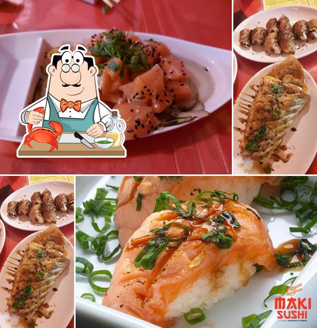 Pick different seafood dishes served at Dom Kami Japonesa