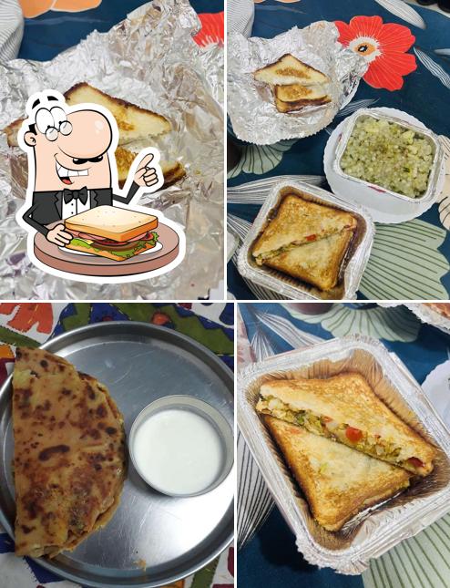 Grilled cheese sandwich at Rs Naasta House