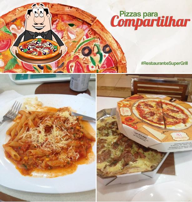 Consiga pizza no Restaurante Super Grill