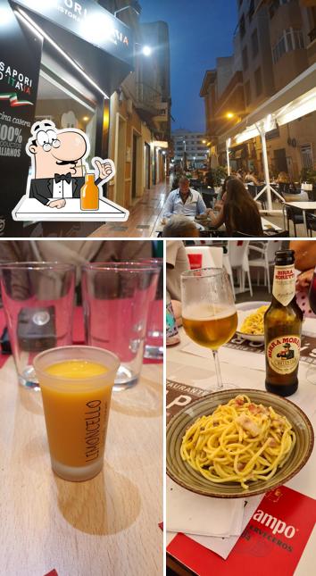 Насладитесь напитками в атмосфере "Restaurante Sapori D’italia"