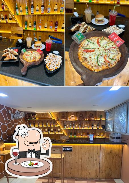 This is the picture showing food and interior at The Chai Mafia & Cafe