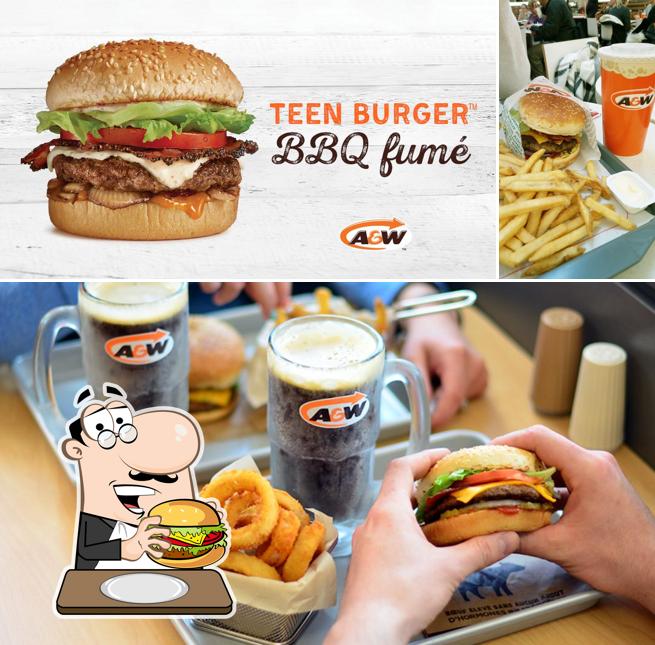 Essayez un hamburger à A&W Canada