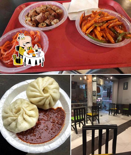 This is the image depicting food and interior at BHUKKAD CAFE