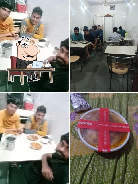 The interior of Desi Dhaba
