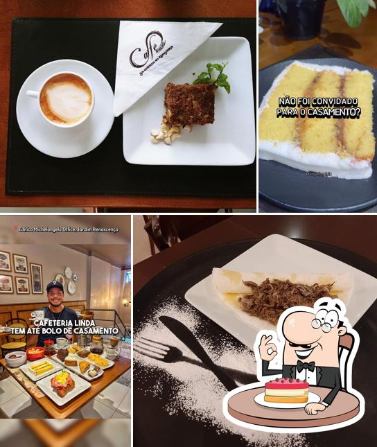 Bolo de queijo em Caffè Brasiliano