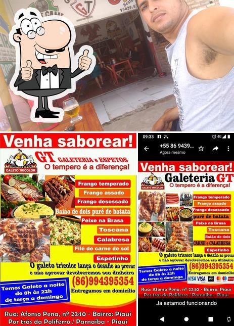 Look at this image of "GALETERIA GT ESPETOS E BEBIDAS"