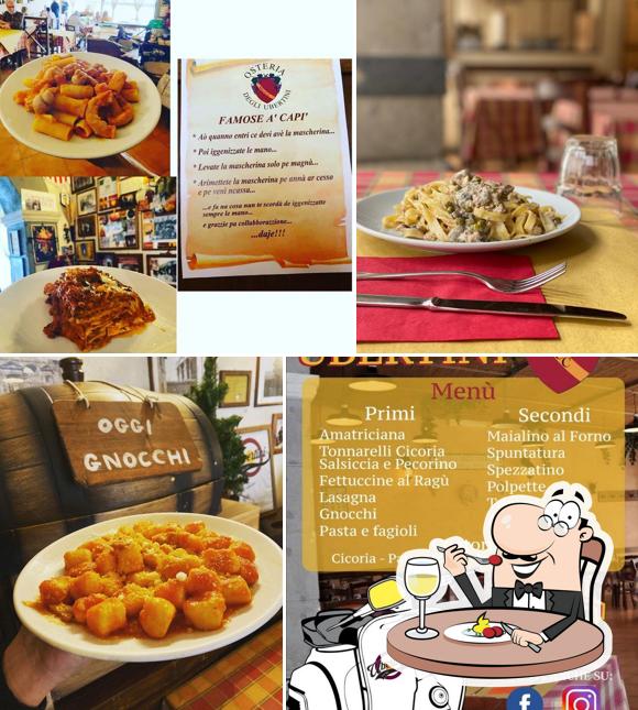 Platti al Osteria Degli Ubertini