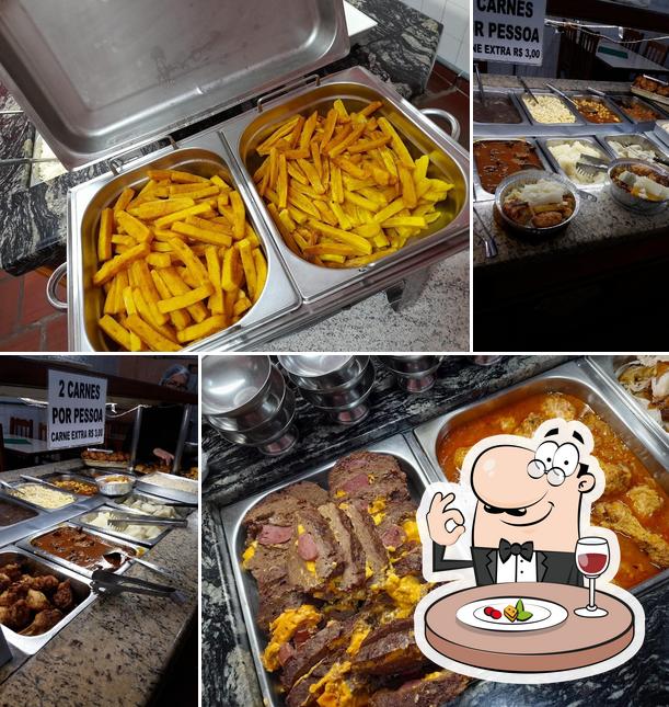 Еда в "Restaurante do Mineiro"