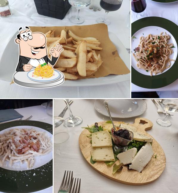 Spaghetti alla carbonara al Ristorante Da Romano