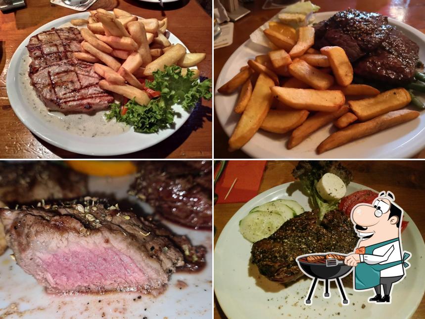 San Diego Steakhouse Bänschstraße offre des plats à base de viande