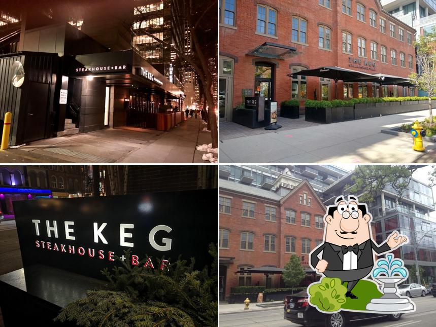 Jetez un coup d’œil à l'espace ouvert de The Keg Steakhouse + Bar - King West