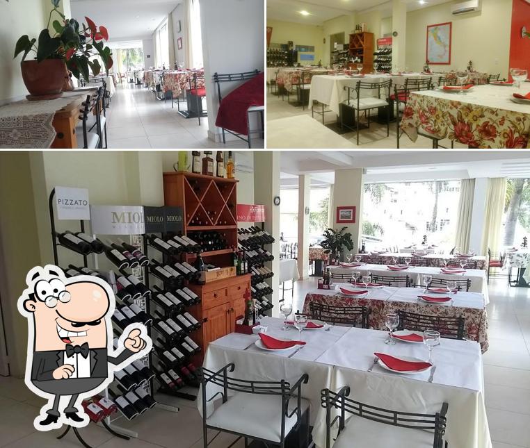 O interior do Firenze Ristorante