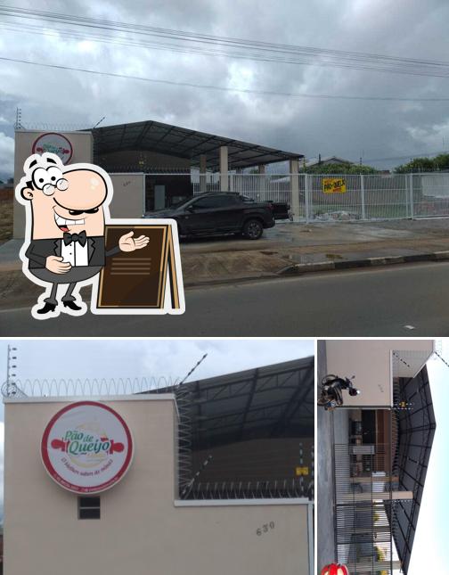 O exterior do Pão de Queijo Mania - Caimbé