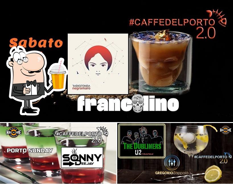 Genießt ein kühles Getränk im Caffè del Porto 2.0