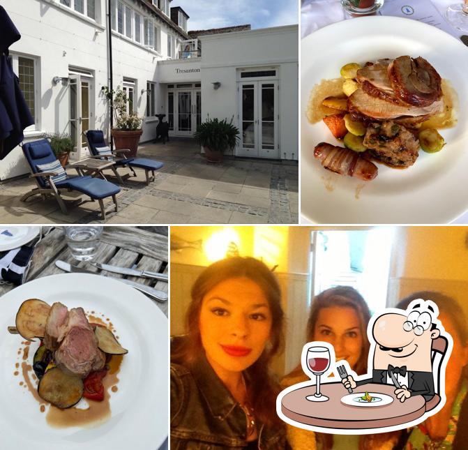 Hotel Tresanton in Saint Mawes British restaurant menu and reviews