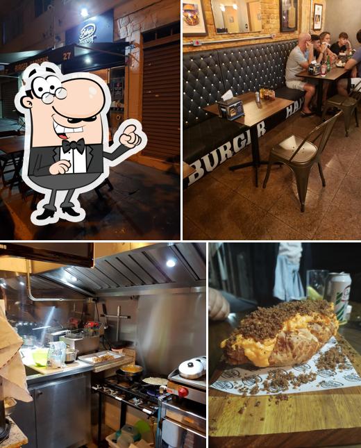 Veja imagens do interior do Burger Happens