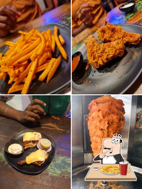 French fries at Classic Rider Cafe