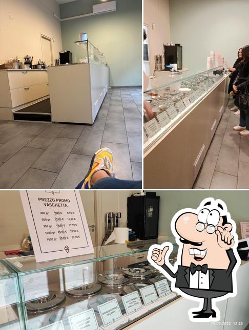 Gli interni di Gelateria Lab