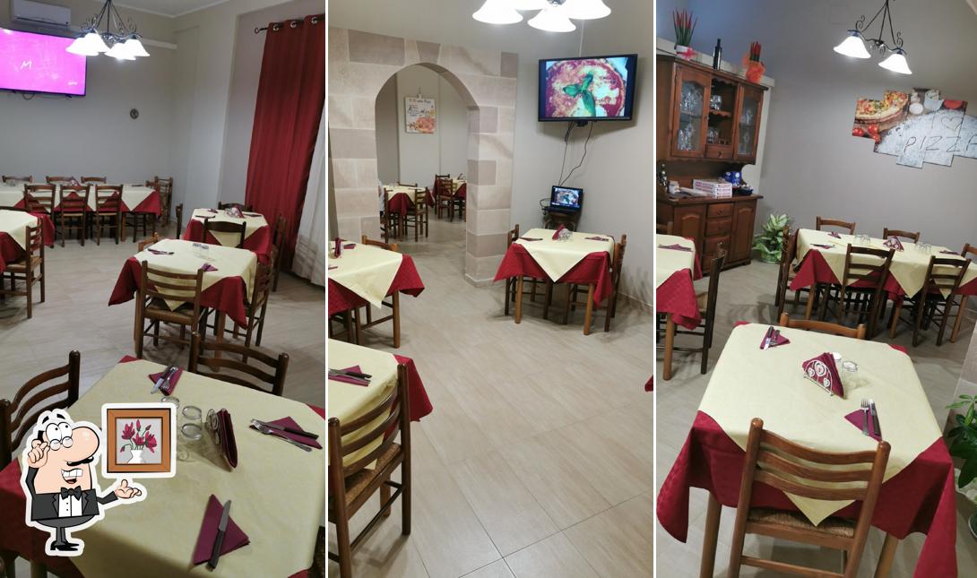 Gli interni di Il re della pizza
