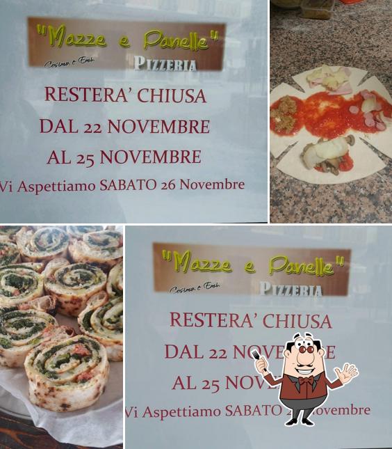 Platti al Pizzeria "Mazza e Panella"