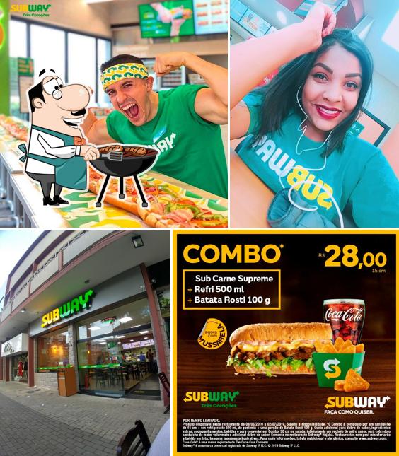 Here's a picture of Subway Três Corações