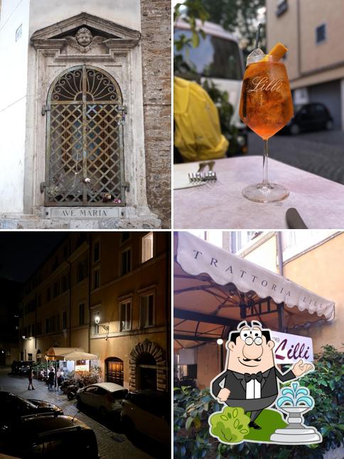 Gli esterni di Trattoria Lilli