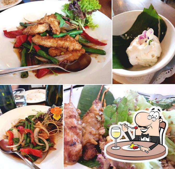Food at Payom Thai Restaurant