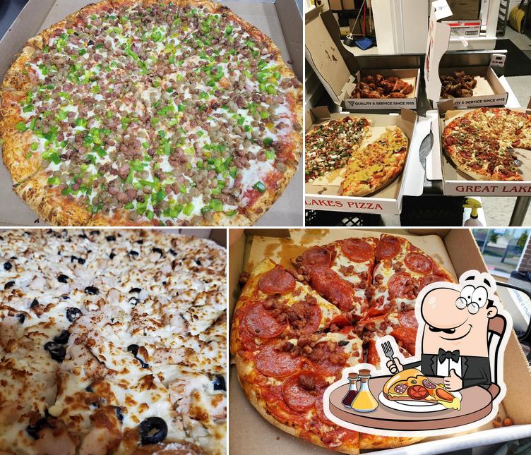 A Great Lakes Pizza Co, vous pouvez profiter des pizzas