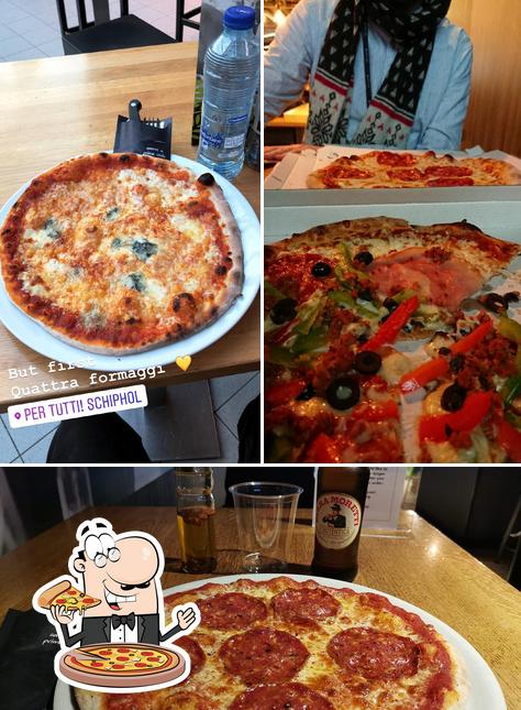 Get pizza at Per Tutti!