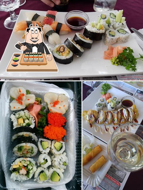 Prenez de nombreuses options de sushi