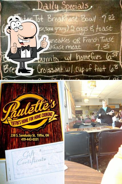 Paulette's In Tiffin - Restaurant Menu And Reviews