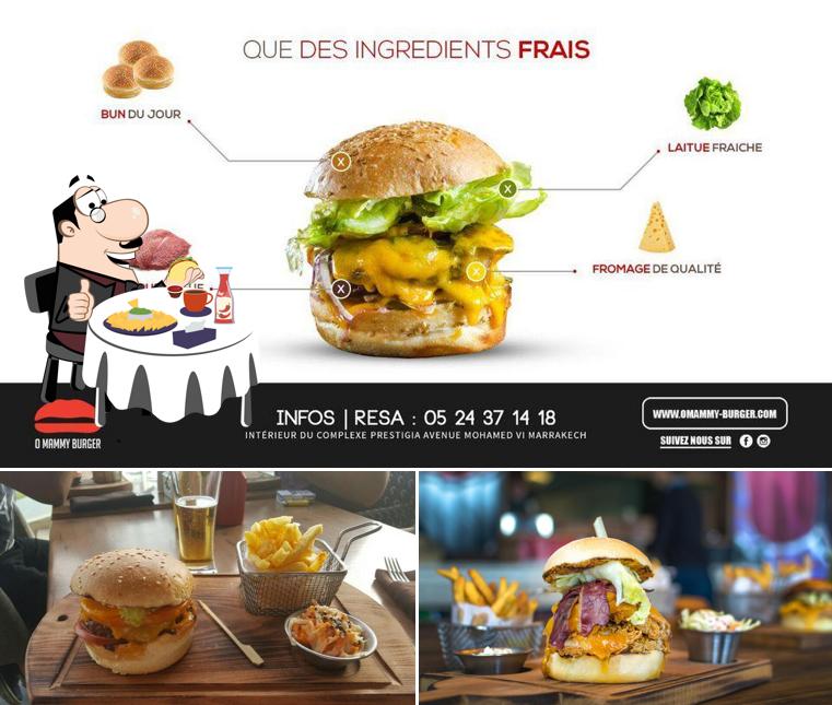 Les hamburgers de O Mammy Burger Marrakech will satisferont une grande variété de goûts