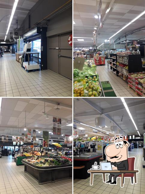 L'intérieur de Intermarché SUPER Saint-Esteve