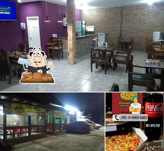 Rolos de lagosta em Pizzaria Alho e Oleo