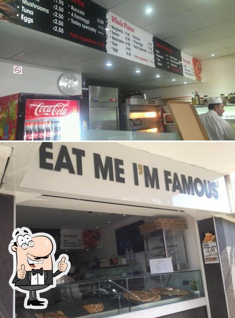 Это изображение пиццерии "Eat Me I'm Famous"