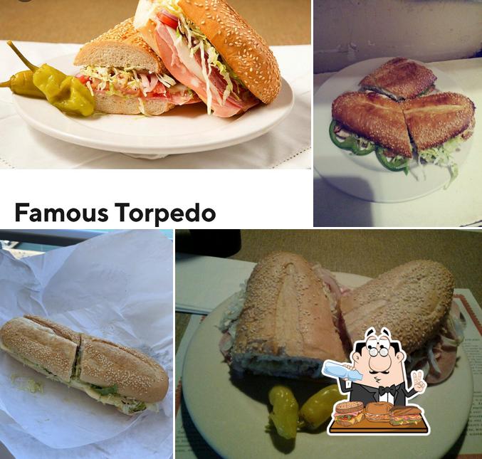 Order a sandwich at Mona's Italian Restaurant