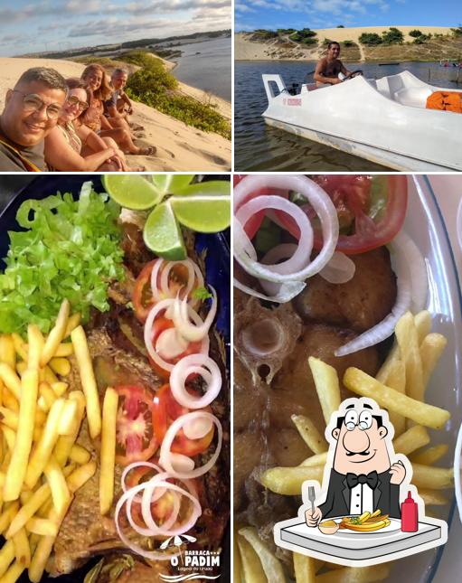 Peça fritas no Barraca O PADIM