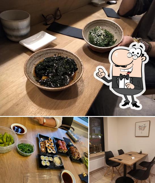 L'intérieur de Makimaki sushi-green