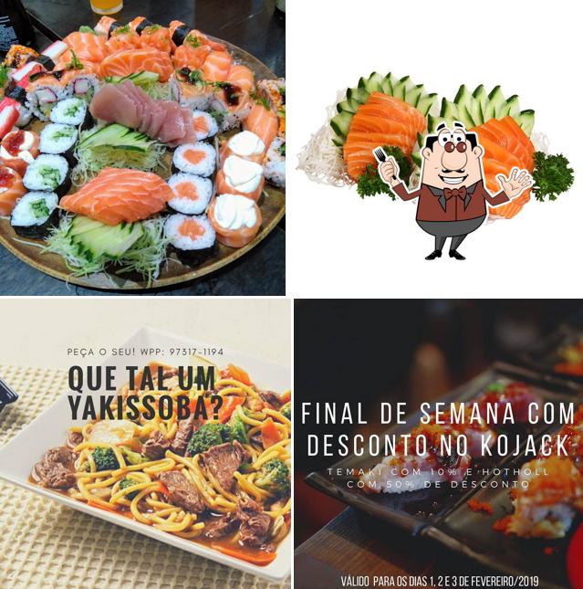 Comida em kojack Temakeria & Sushi