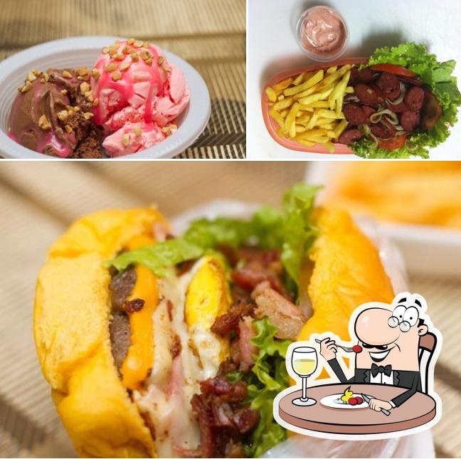 Comida em Fresh Burger