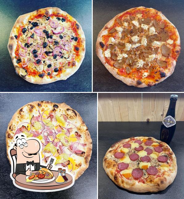 Prenez différents types de pizzas