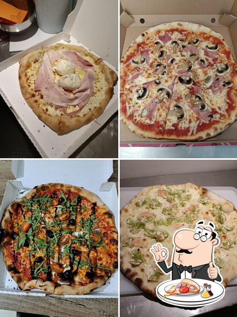 Prenez différents types de pizzas