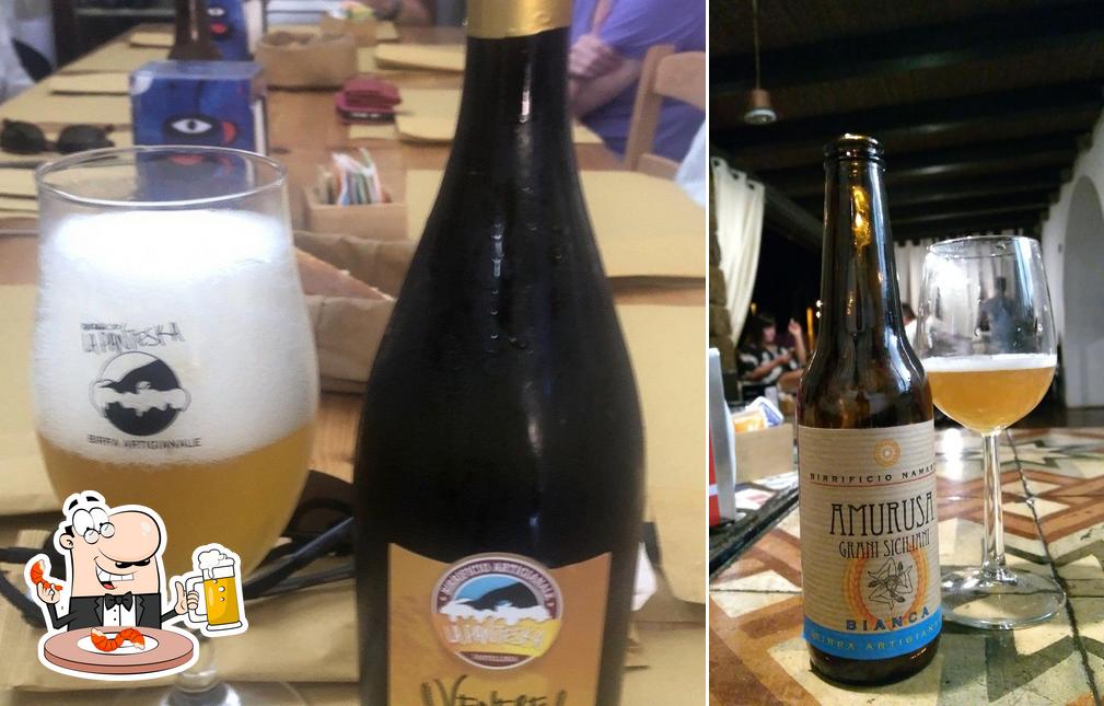 Puoi prenderti un rinfrescante bicchiere di birra chiara o scura