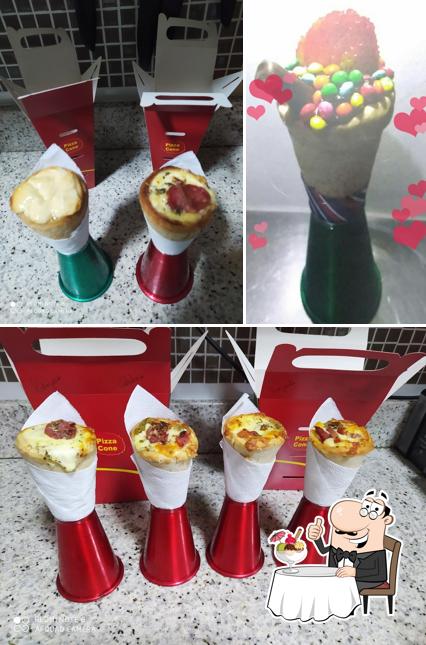 Pizza Cone serve uma variedade de sobremesas