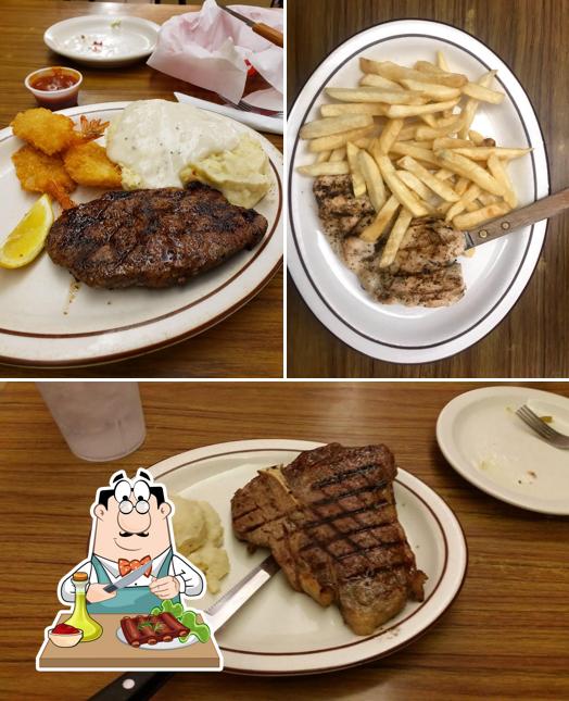 Pick meat meals at Steak House Restaurant