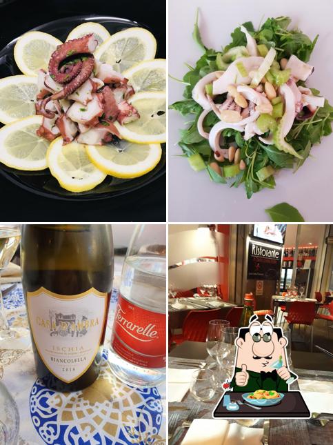 Cibo al Il Gusto Della Notte Cucina Di Mare